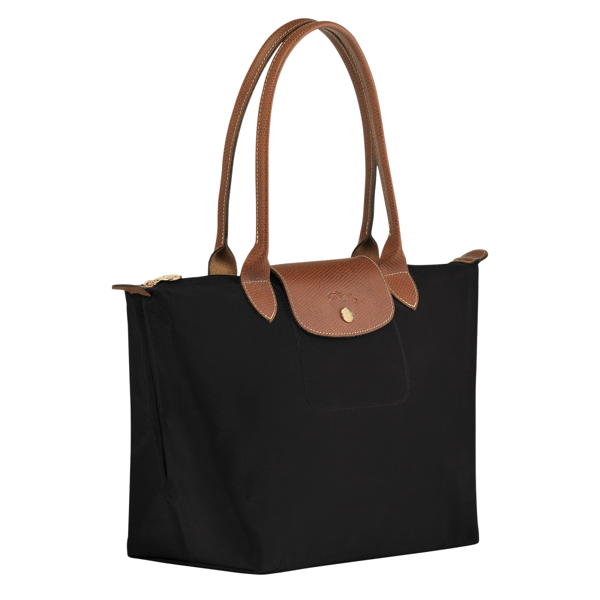 Longchamp - Medium Le Pliage Tote, Black - Ventes Privées