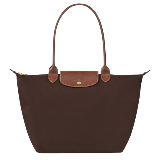 Longchamp - Large Le Pliage Tote, Ebony - Ventes Privées