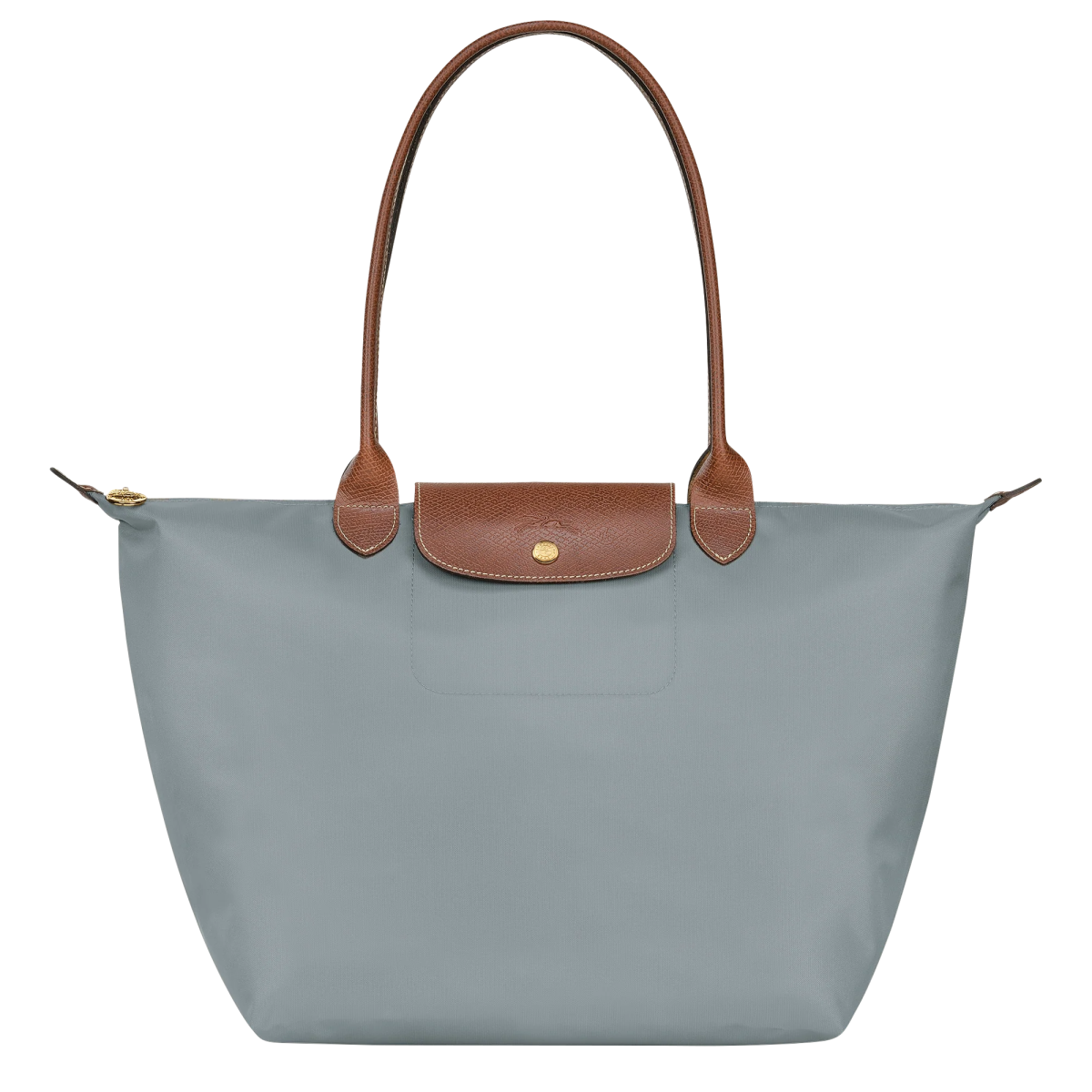 Longchamp - Large Le Pliage Tote, Steel - Ventes Privées