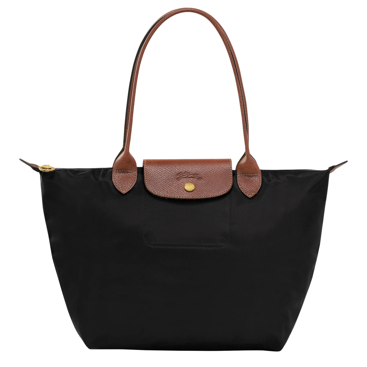 Longchamp - Medium Le Pliage Tote, Black - Ventes Privées